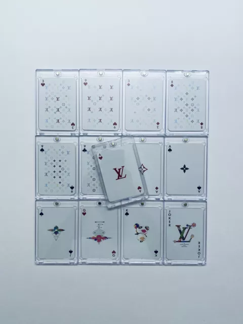 LOUIS VUITTON vintage Playing Cards Trump 2 Decks Original Box Monogram  Rare JPN
