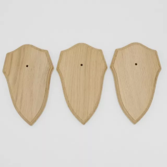 3 Pieza Escudo de Trofeo Forma Af 19CM X 11CM Claro para Ciervo