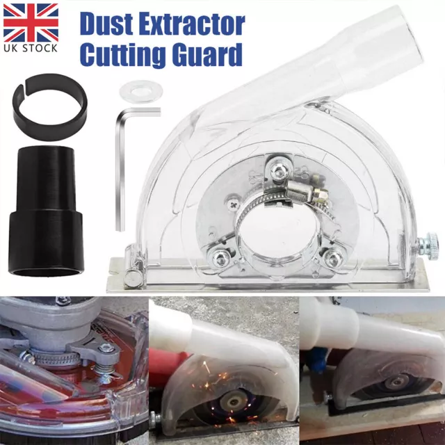 Dust Extractor Cutting Guard For Angle Grinder Shroud Hood Cover Suction 41-54mm