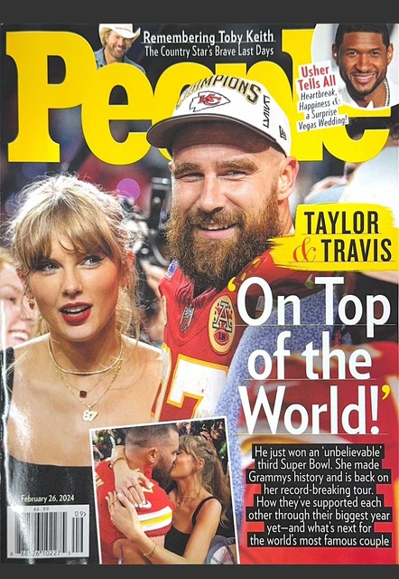 PEOPLE MAGAZINEFEBRUARY 26, 2024TAYLOR SWIFT & TRAVIS KELCEBrand New