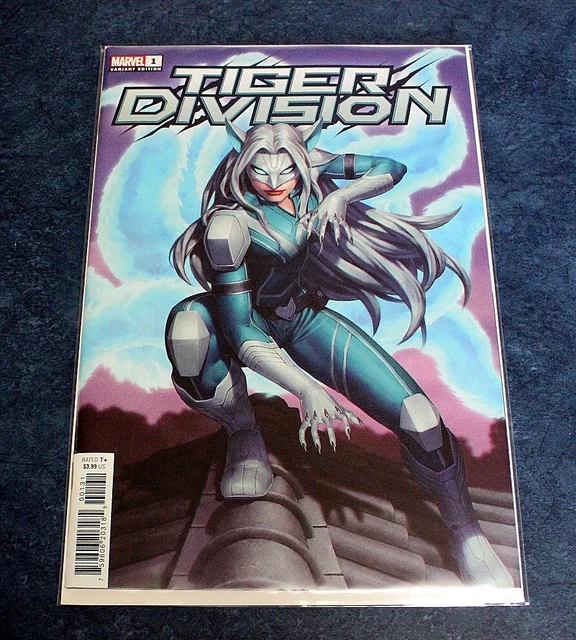 TIGER DIVISION #1 1:50 Jung-Geun Yoon WHITE FOX variant 1st print MARVEL 2022 NM
