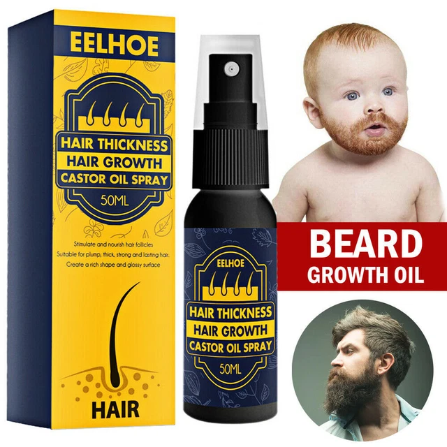 BEARD GROWTH OIL Serum Fast Growing Beard Mustache Facial Hair Grooming