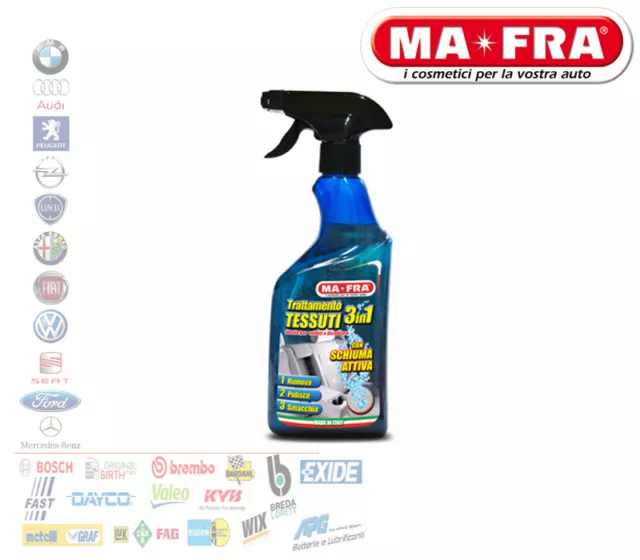 Ma-Fra Trattamento 3 In 1 Tessuti Interni Velluto Alcantara Auto Camper H0540