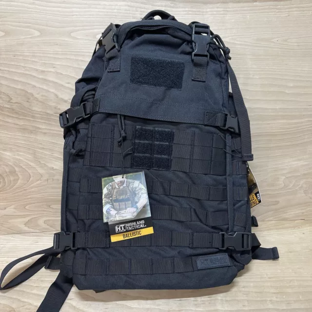 NEW HIGHLAND TACTICAL Rumble Heavy Duty Tactical Backpack MOLLE WEB HOOK LOOP KH 79.99 PicClick