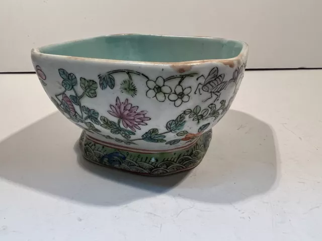 antique chinese famille rose porcelain Bowl