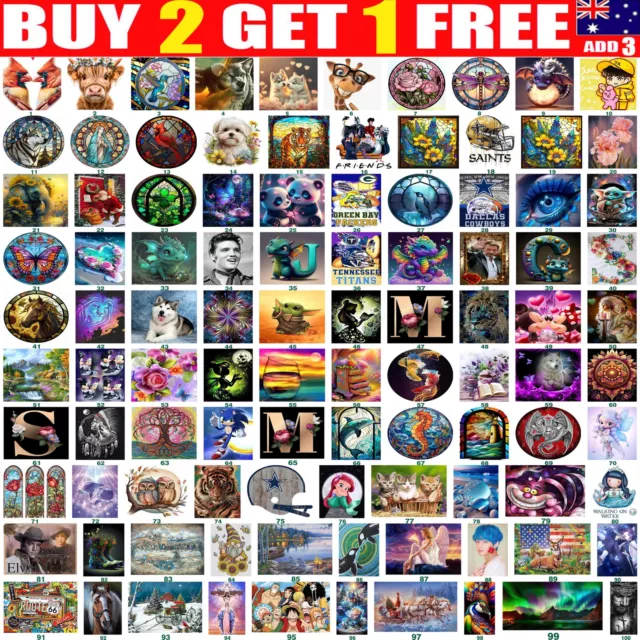 5D Diamond Painting Embroidery Picture Art Cross Craft Stitch DIY Arts Decor AU