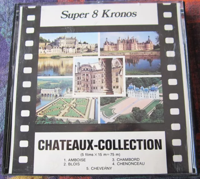 Châteaux-Collection - NEUF - Documentaire touristique Super 8 couleurs 75 m