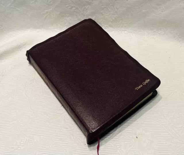 1983 Thompson Chain-Reference Bible NIV Red Letter Brown Leather Thumb Tabs FS!