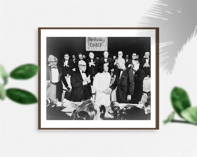 Photo: Coretta Scott King,A. Philip Randolph,Bayard Rustin,George Meany,Rockefel