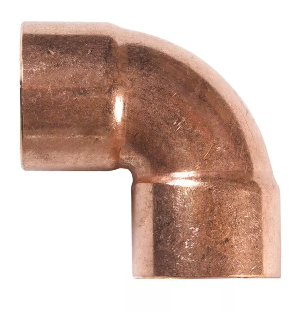 Mueller Streamline W 62086 Lead Free Copper 90 Degree Elbow 2 x 2 Sweat Dia. in.