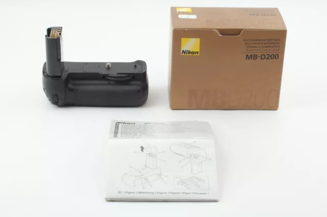 【Almost Unused in Box】Nikon MB-D200 Multi Power Battery Pack Grip Japan #201A