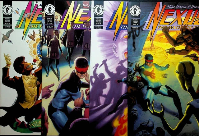 Nexus The Wages of Sin 1 2 3 4 Complete Series Set Dark Horse Comics 1995