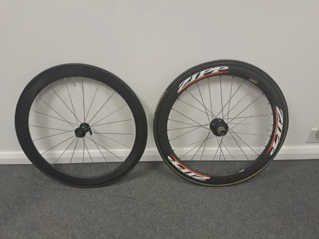 Zipp 404 Tubular Wheel Rear With Plain Front