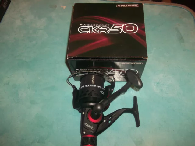 CARP FISHING REEL CKR 50 BAIT RUNNER 1 BB REEL WITH 8lb LINE NEW IN BOX