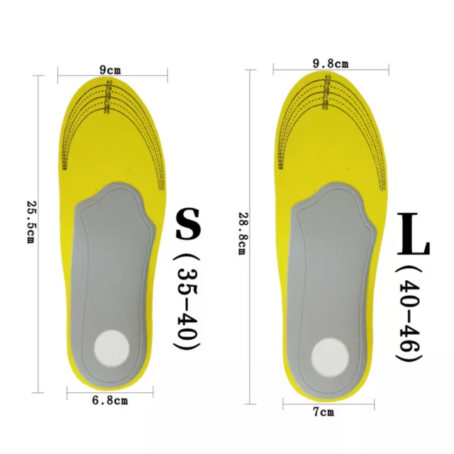 Men/Women Orthopedic Shoe Insoles Arch Support Pain Relief Orthopedic Inner Sole