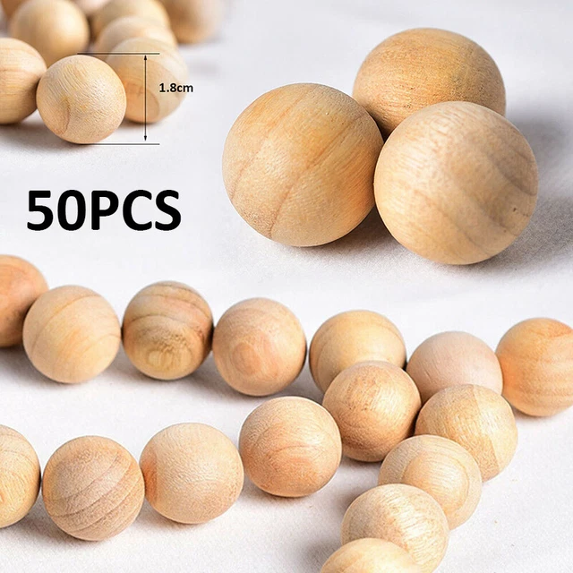 50 pz sfere di falena in legno di cedro naturale senza veleni per armadi F