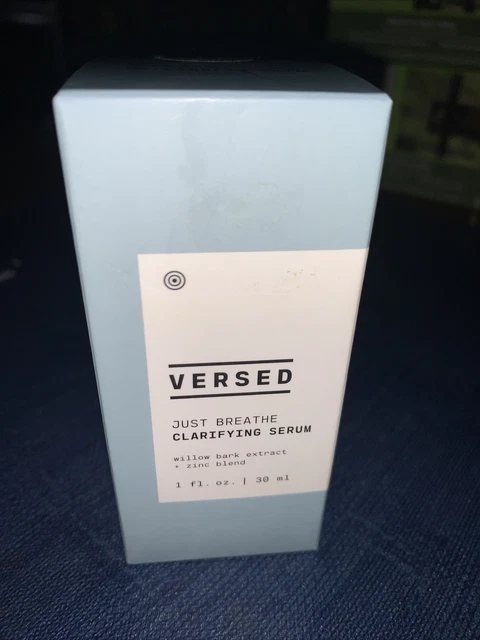 Versed Just Breathe Clarifying Serum with Willow Bark Extract + Zinc Blend 1 oz.