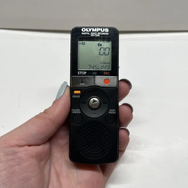 Olympus VN7200 Handheld Digital Voice Recorder Tested Works