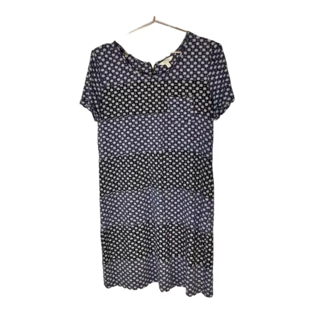 Abito bianco e blu FatFace da donna UK taglia 12 blu navy misto cotone