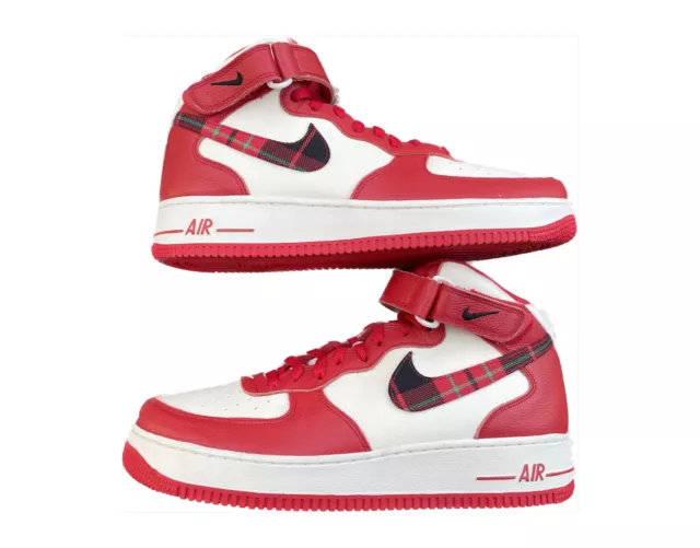 Nike Air Force 1 Mid Black Gym Red White 315123-029 – Men Air Shoes