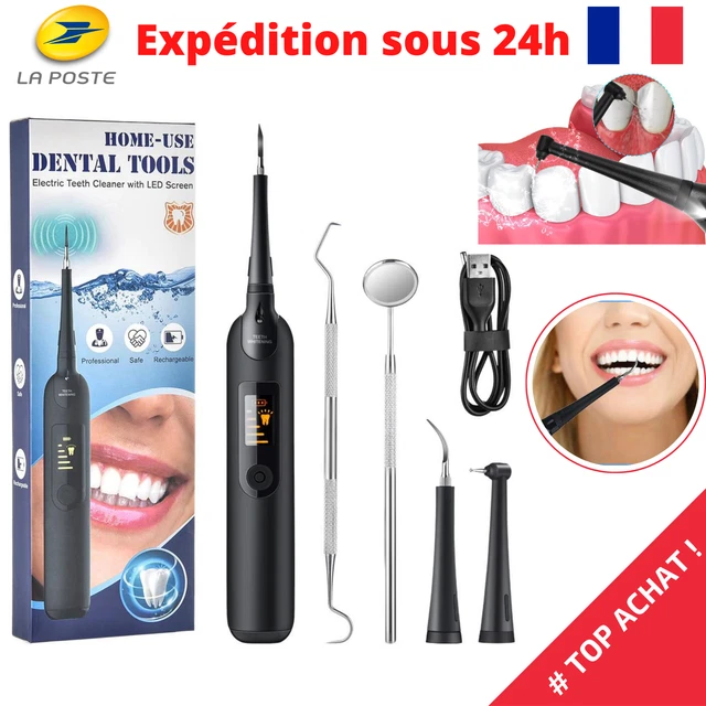 Détartreur Dentaire électrique - Nettoyage Anti-tartre Pour Dents Saines, Portable Et Puissant