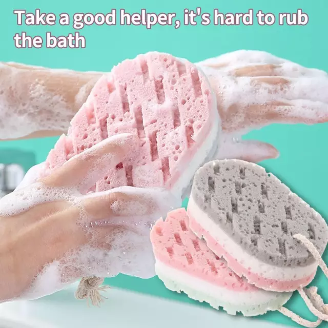 Puff Body Sponge Soft Exfoliating Scrub Dead Skin Remover Sponge,
