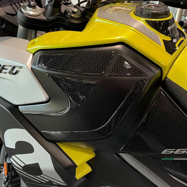 Autocollants 3D Protections Latéral pour Réservoir Compatible Avec Aprilia