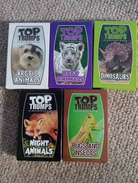 McDonalds ,Top Trumps ,Animal Cards X 5