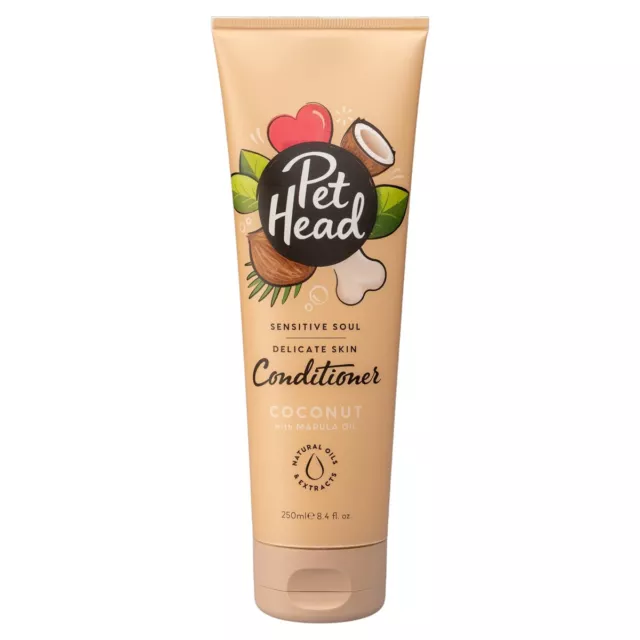 Pet Head Acondicionador "Sensitive Soul" Coconut 250ML, Nuevo