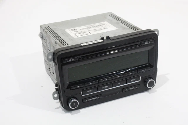 VW Passat B7 Unità Testa Unità Radio Stereo NESSUN CODICE FORNITO 1K0035186AN