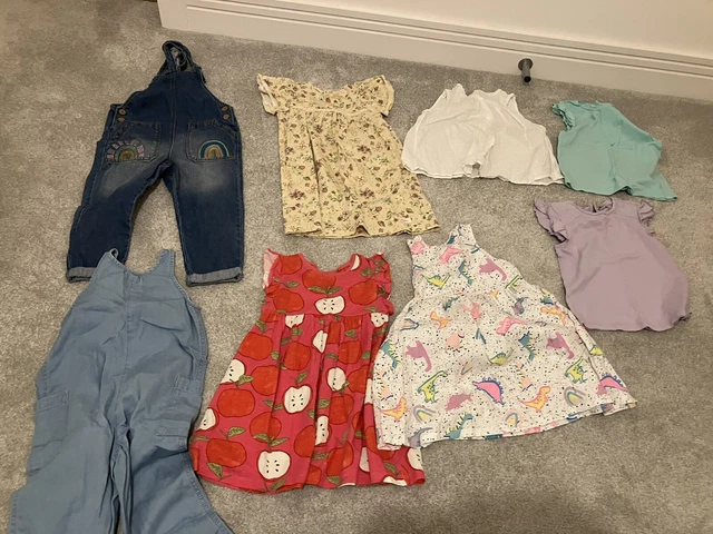 Girls Clothes Bundle Aged 3-4 Years Next / Zara / Disney Various 32 Items large 3