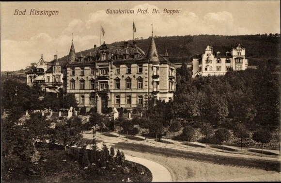 Ak Bad Kissingen Unterfranken Bayern, Blick auf das Sanatorium... - 1950539