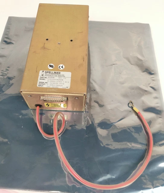 Spellman X2026 Model CZE2000{X2026} Power Supply 30KV 300uA for Agilent G1600AX