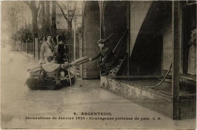 CPA ARGENTEUIL - Floods of January 1910 (380319)
