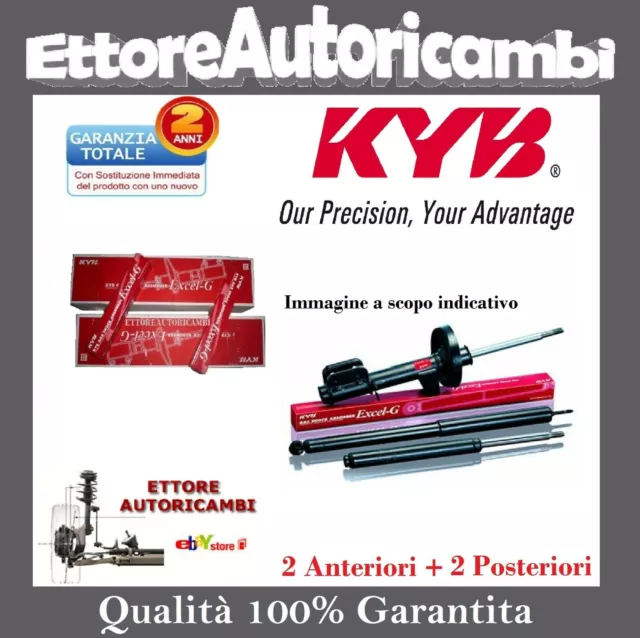 Kit 4 Ammortizzatori Kayaba Toyota Avensis Verso Dal 2001 In Poi -Doppio Effetto