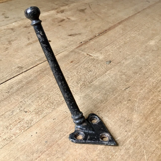 Antique Coat Hook Victorian Cast Iron Original Vintage A K Kenrick & Sons