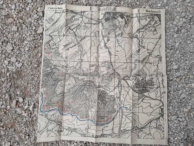 CANEVAS DE TIR Allemand Vic France ww1 grenier EUR 75,00 - PicClick FR