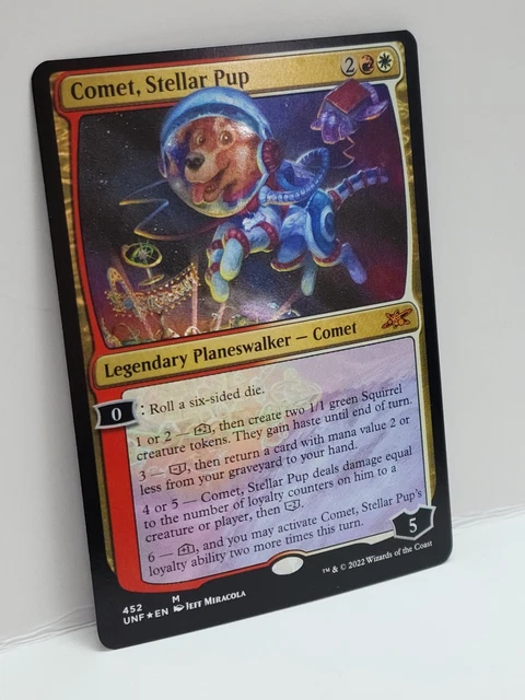 1 X COMÈTE Galaxy Foil, Stellar Pup #452, comme neuf, unfinity (UNF ...