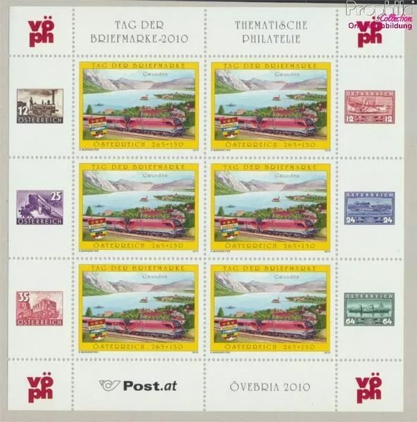 Briefmarken Österreich 2010 Mi 2887 Kleinbogen (kompl.Ausg.) postfrisch Ei(93507