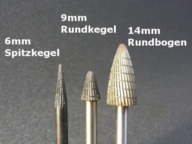 Bavures Forme G Pour L 6mm 9mm 14mm HSS Fraise Tige Métal Dur