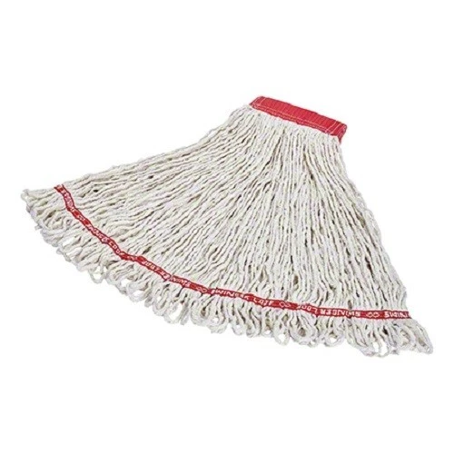 Launderable -- Rubbermaid C153-06-W Swinger Loop Wet Mop - Large, 5", White