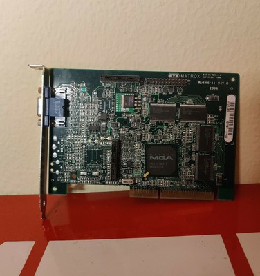 ATI Scheda VIDEO pc MATROX 815-01 REV A VGA Scheda Grafica AGP COMPUTER 