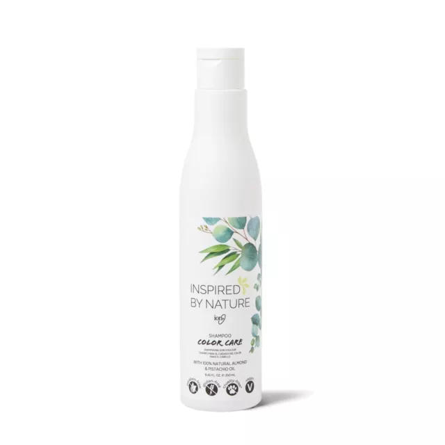 Inspired By Nature by ion Color Care Shampoo 8.75 OZ NEW Pistachio & Almond Oil