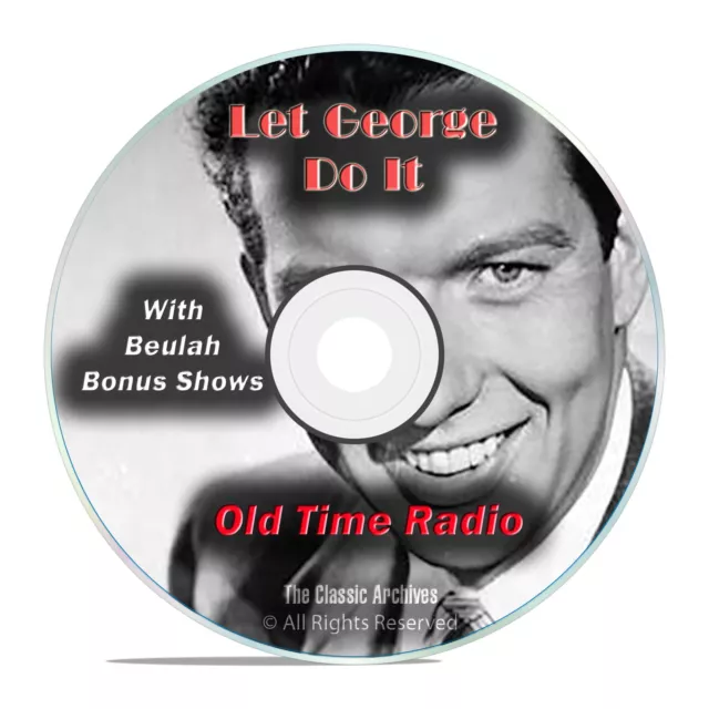 Let George Do It, 713 Classic Old Time Radio Drama Shows, OTR mp3 DVD G17