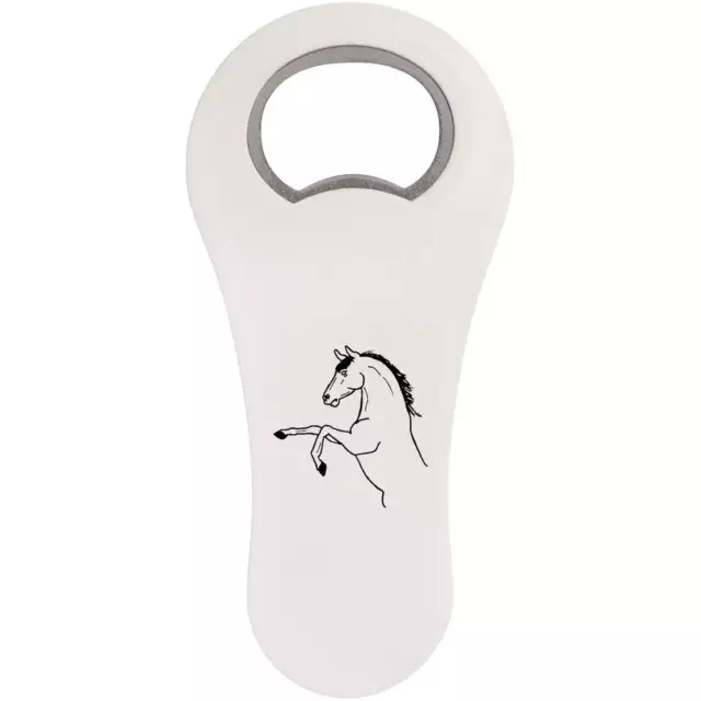 'Rearing Horse' Bottle Opener Fridge Magnet (BO00030731)