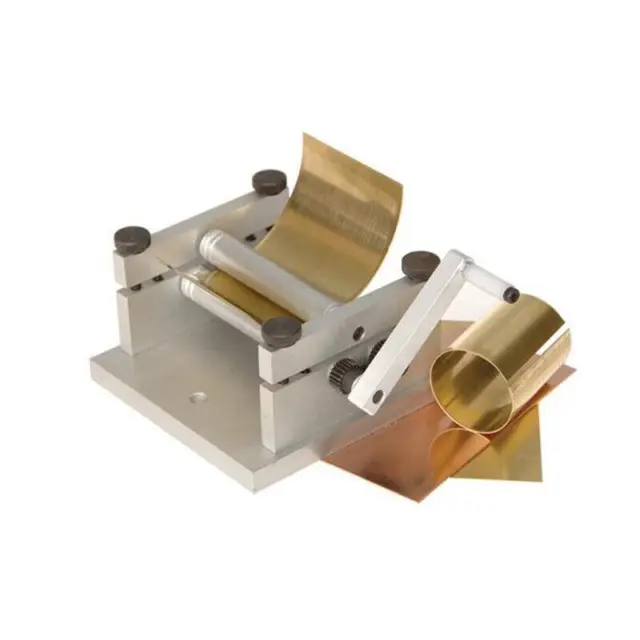 Manual Plate Rolling Machine Soft Metal Sheet Mini Bending Machine S/N: 20013