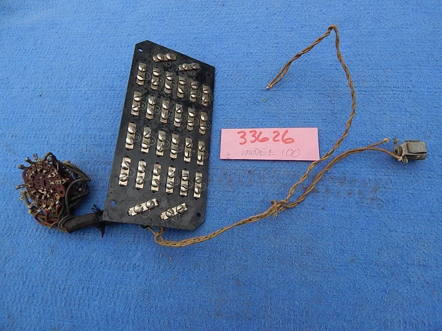 1940 Wurlitzer wallbox 100 Terminal Board # 33626