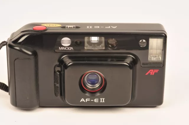 Minolta AF-E II Compact 35mm Film Camera - Prime Lens - Point & Shoot