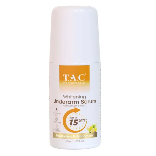 TAC - The Ayurveda Co.Citron Serum Roll-On pour Femmes & Hommes - 50 ML