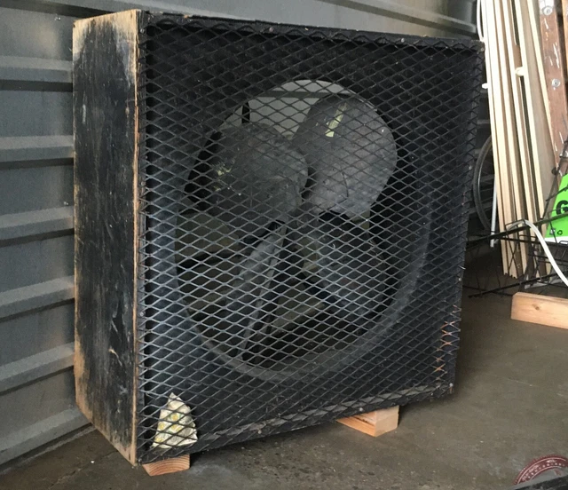Dayton 22" Fan  32" Cabinet 1948  Chicago USA Industrial LIghtweight Manual